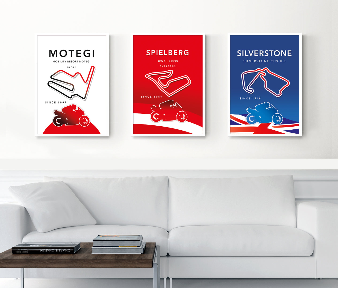 Spielberg MotoGP print – Austria circuit wall art second angle