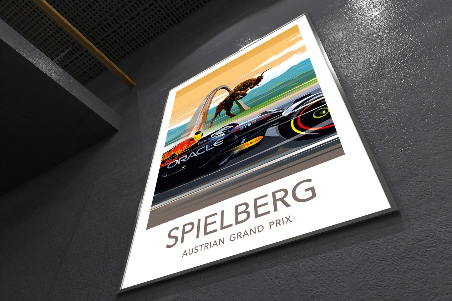 Spielberg Austrian Grand Prix F1 poster – Red Bull Ring Formula 1 wall art