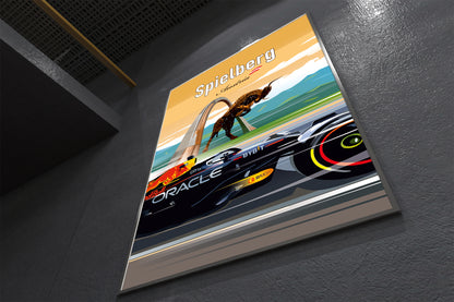 Spielberg Formula 1 poster featuring Max Verstappen Red Bull – Austrian Grand Prix wall art