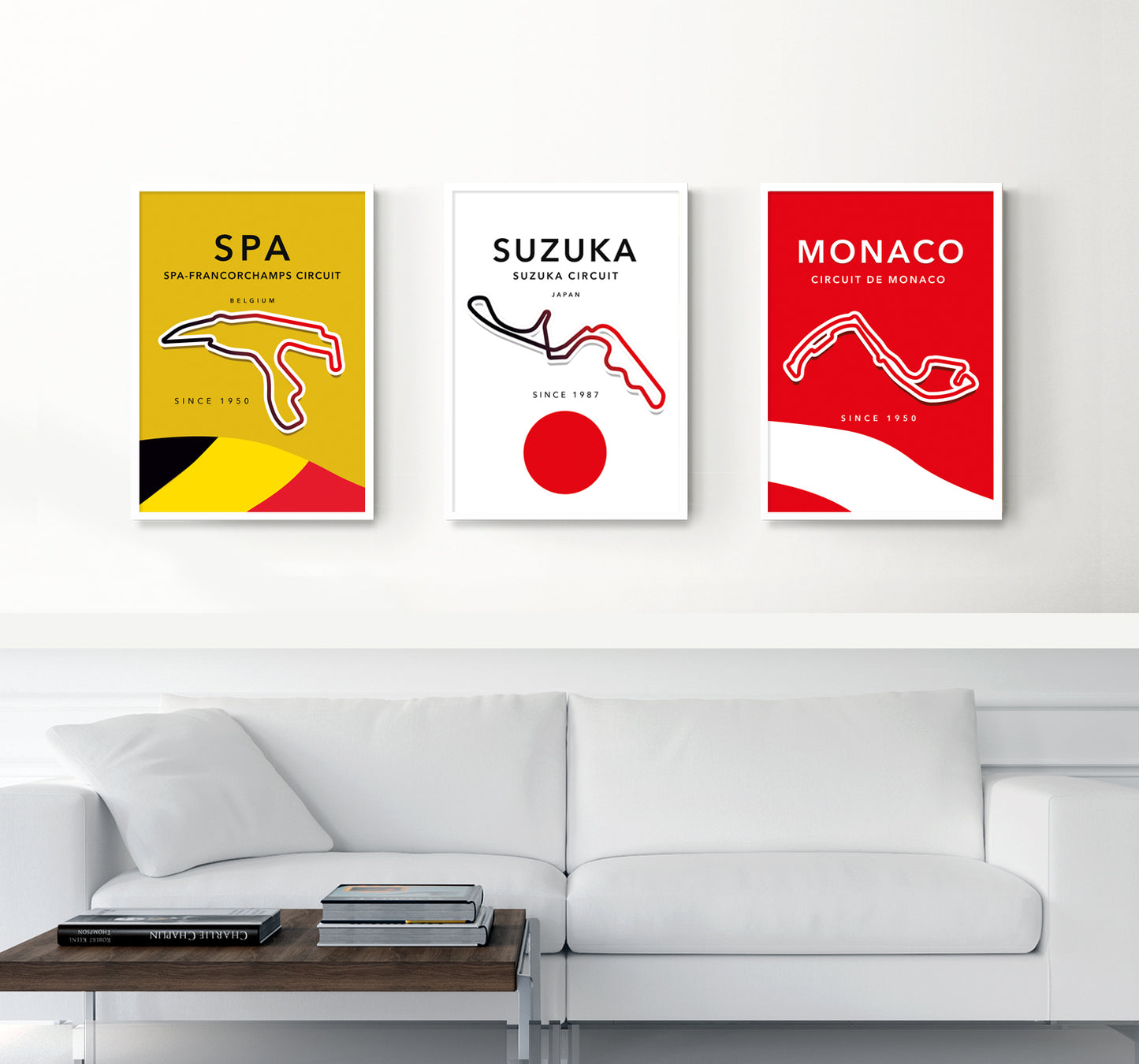 Suzuka Circuit F1 Poster / F1 Racing Track / Japanese Grand Prix