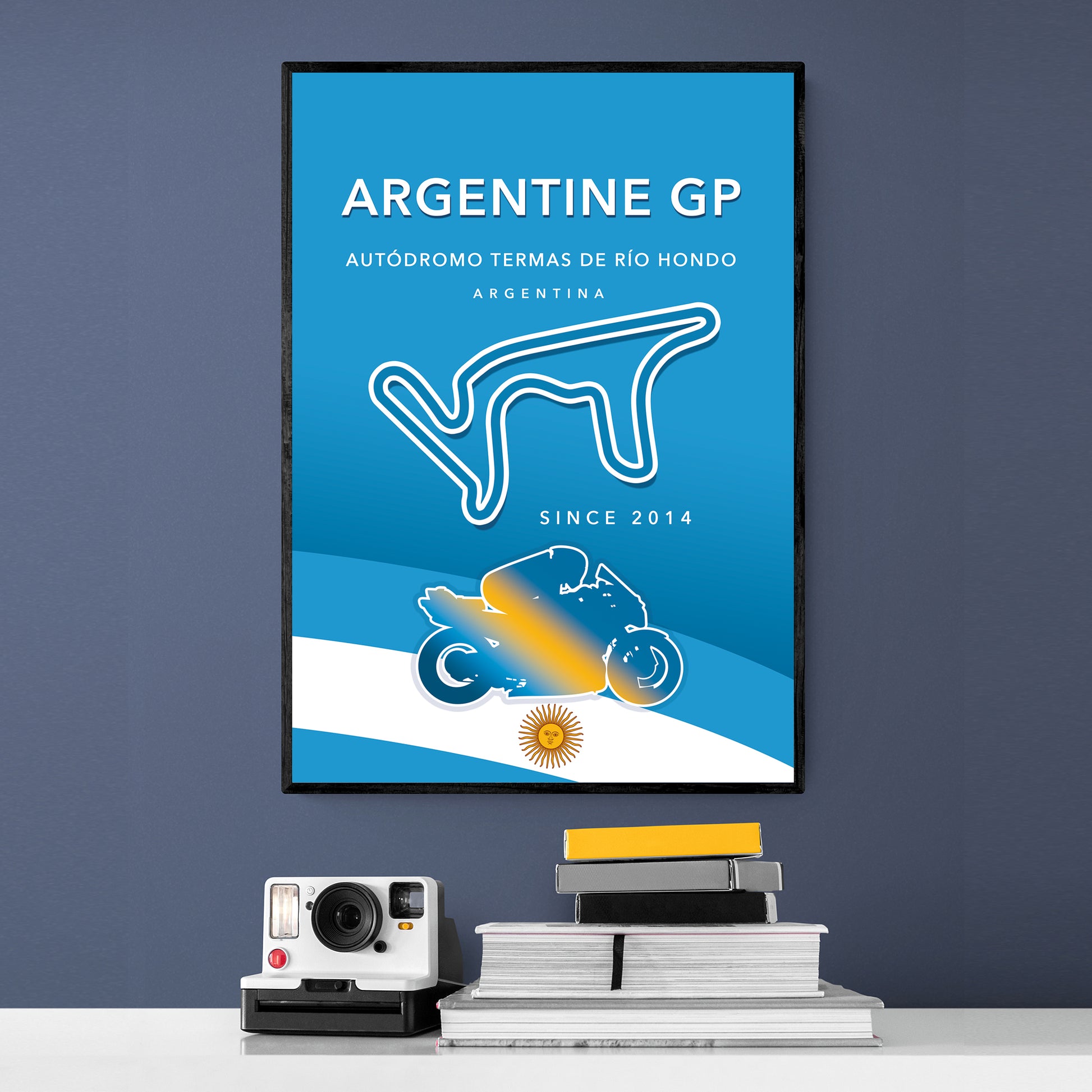 Termas de Río Hondo MotoGP poster print – Argentina wall art vertical format