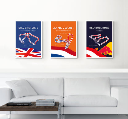 Circuit Zandvoort F1 Poster / F1 Racing Track / F1 Gift