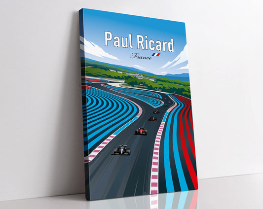 Paul Ricard F1 Canvas / Formula-1 French Grand Prix / F1 Wall Art