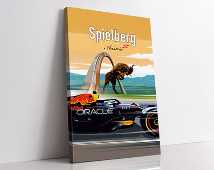 Red Bull Ring F1 canvas – Red Bull Formula 1 wall art Austrian GP
